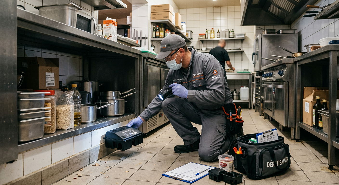 Dératisation entrepôt